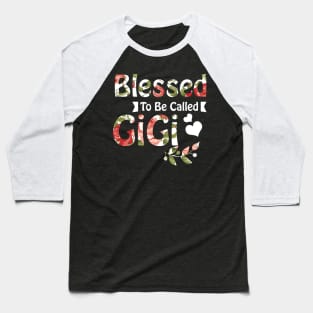 Womens Funny Blessed To Be Called GiGi Design Mothers Baseball T-Shirt